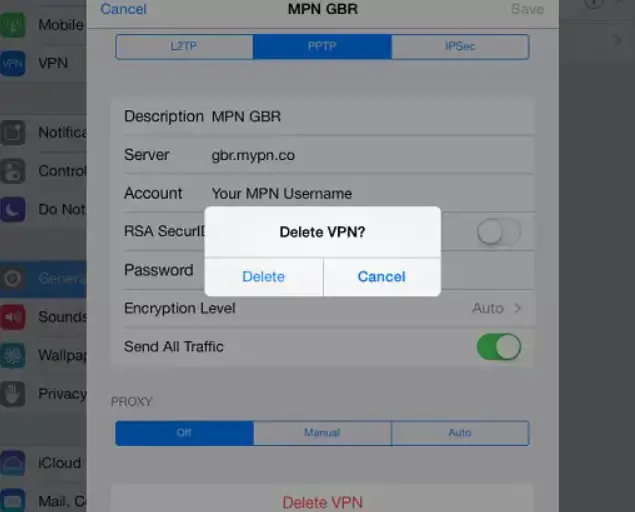 how to remove qustodio vpn from iphone